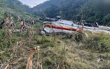 Camera 48 giây vụ xe bồn lao xuống vách núi ở Cao Bằng