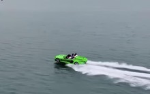 Siêu xe "lướt trên mặt nước" tại Vịnh Hạ Long bị đình chỉ hoạt động
