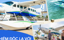 Ngắm Vịnh Hạ Long bằng thủy phi cơ: 25 phút mê mẩn trước cảnh đảo lớn đảo nhỏ lấp ló, trùng điệp dãy núi đá vôi, mặt biển xanh rì sóng vỗ