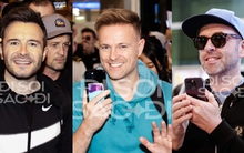 Ơn giời Westlife đổ bộ Tân Sơn Nhất rồi: U50 vẫn soái ngời ngời, hào hứng chào fan Việt sau 12 năm trở lại