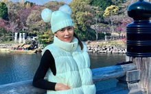 "Mẹ bầu" Phương Oanh tranh thủ đi du lịch sau thông báo mang song thai, nhan sắc ngày càng mặn mà