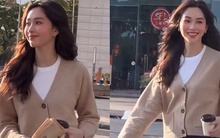 Đặng Thu Thảo gây chú ý khi xuất hiện giản dị trên phố