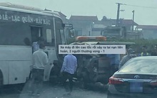 Quá ám ảnh và đau lòng khi xem giây phút va chạm giữa ô tô và xe máy trên cao tốc Pháp Vân - Cầu Giẽ