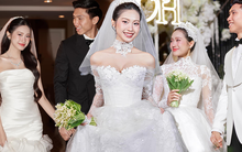 Cô dâu Doãn Hải My thay tới 4 bộ váy cưới khác nhau, layout nào cũng xinh miễn chê