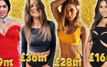 Những nàng WAGs sở hữu khối tài sản khủng nhất: Bạn gái Ronaldo thua xa vợ Messi, cái tên đứng đầu quá quen thuộc