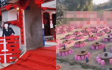 Bày 100 mâm tiệc cưới đãi khách, chú rể buồn rầu vì không ai đến dự