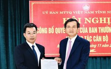 Điều động, chỉ định, bổ nhiệm, phê chuẩn cán bộ chủ chốt 6 tỉnh, thành