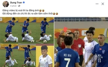 Vợ hậu vệ tuyển Việt Nam nổi giận khi chồng bị đánh nguội: "Động đến chồng chị thì chỉ có ra sân tắm sớm thôi"