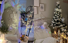 Đi thuê 5 triệu/ tháng nhưng chi 30 triệu mua nội thất: Vừa thay đổi decor và trang trí Giáng sinh hết 20 triệu đồng