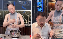 Phương Oanh bầu bì vẫn nấu nướng suốt 4 tiếng, bê tận bàn cho Shark Bình thưởng thức: Nghe câu mời đã thấy ngon!