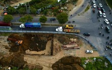 Đại lộ 'triệu đô' phía nam TPHCM bị bóp nghẹt bởi loạt công trình