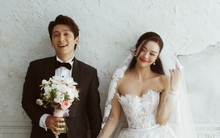 Đôi Vbiz về chung nhà tháng 1/2024 hé lộ ảnh cưới, sắc vóc cô dâu Hoa hậu gây sốt