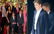 "Hoàng tử Nhà Trắng" Barron Trump hiếm hoi xuất hiện sau thời gian dài, chụp vội một bức cũng "flex" được chiều cao cùng thần thái ngút ngàn