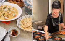 Đỉnh cao bà vợ nội trợ: Mặc toàn đồ hiệu vào bếp, nấu ăn "sương sương" mà hút 84 triệu lượt thích