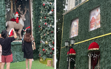 Trung tâm thương mại lớn bậc nhất TP.HCM thu hút đông người đến chụp ảnh Noel sớm, khung cảnh vô cùng nhộn nhịp
