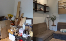 Cải tạo căn nhà tập thể 60m2 thành "penthouse": Tự tay làm mọi thứ, chỉ tốn 3 triệu sửa phòng bếp và khách