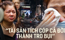 Nhiều tiểu thương khóc nức nở trước đống tro tàn sau vụ cháy tại chợ Tam Bạc: 'Cả nhà tôi không ăn, không ngủ được'