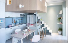 Căn hộ 15m² có thiết kế "bí mật" giúp gia đình 3 người sống thoải mái