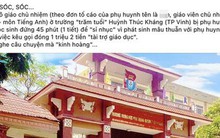 Giáo viên bị tố bắt học sinh đứng 45 phút vì mâu thuẫn tiền "tài trợ giáo dục", Hiệu trưởng nói gì?