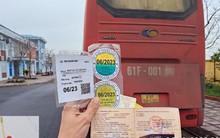 Tiếp tục phát hiện xe khách sử dụng tem kiểm định giả