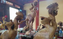 Lạ mắt xem mâm cỗ ‘gà bay’ trong ngày rằm tháng Giêng