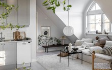 Căn hộ gác mái 35m² với không gian ngập tràn ánh sáng