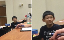Cậu bé loắt choắt ngồi trong lớp học khiến các anh chị sinh viên tò mò, tra thử danh tính thì ngỡ ngàng: Trời ơi, sao mà giỏi thế!