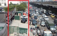 Cận cảnh vỉa hè đường Nguyễn Xiển bị chiếm dụng 'bền vững'