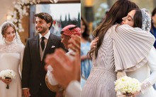 Cận cảnh đám cưới của công chúa xinh đẹp nhất Jordan: Cô dâu mặc váy cưới đẳng cấp, khung cảnh lãng mạn tựa truyện cổ tích