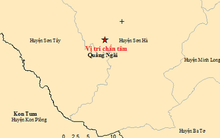 Quảng Ngãi, Kon Tum liên tiếp xảy ra động đất