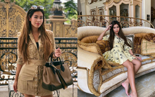 Tiên Nguyễn - Ái nữ nhà 'vua hàng hiệu' sống trong căn biệt thự như lâu đài, 'dát vàng' khắp nơi cực xa xỉ