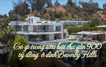 Có gì ở căn siêu biệt thự gần 900 tỷ đồng với 7 phòng ngủ, 13 phòng tắm trên đỉnh Beverly Hills: Không gian đỉnh cao sang trọng, đến cả nhà vệ sinh cũng có TV