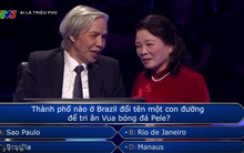 Chơi Ai là triệu phú, ông chú Hà Nam nhờ vợ trợ giúp câu hỏi về Vua bóng đá Pele: 'Tôi quyết không nghe Tào tháo!'