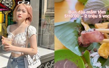 Mua đồ hiệu đã thường, "vợ quốc dân" Chao khẳng định đẳng cấp tiêu tiền khi sang Mỹ ăn bún đậu mắm tôm