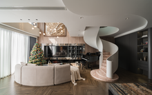 Quý cô độc thân sống trong căn Duplex trị giá gần 20 tỷ đồng với nội thất từ đá tự nhiên, thiết kế vừa mềm mại vừa thông minh để tối ưu hóa diện tích