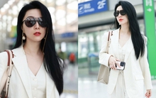 Đẳng cấp nhan sắc Phạm Băng Băng tại sân bay qua "ống kính tử thần": Cứ ngỡ hình fan chụp, lung linh như cảnh phim về giới tài phiệt