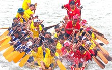 Đến Bình Dương xem đua thuyền gay cấn trên sông