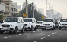 Đoàn xe 10 chiếc Mercedes-AMG G63 và Range Rover của đội vệ sĩ tháp tùng tỷ phú giàu nhất châu Á: Giá gần 4 triệu USD, thị uy trên đường phố
