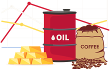 Thị trường ngày 6/4: Giá dầu duy trì vững, vàng cao nhất 1 năm và đường trắng cao nhất 11 năm