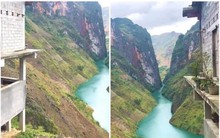 Đặt biển cảnh báo nguy hiểm tại điểm check-in vắt vẻo giữa sông Nho Quế