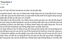 Người xúc phạm Chủ tịch Sacombank xin lỗi, ngân hàng không chấp nhận