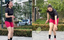 Chỉ chơi thể thao nhưng Hồng Diễm khiến dân tình phải bàn tán vì nhan sắc và body như "hack tuổi"