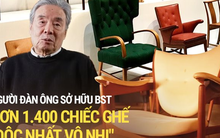 Độc lạ bộ sưu tập hơn 1.400 chiếc ghế hàng hiệu 'siêu hiếm' của giáo sư người Nhật