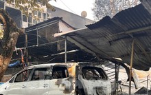 Hơn 50 gian chợ ở Vĩnh Phúc cháy rụi trong đêm