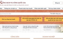 Trong một tháng, hơn 1,8 triệu hồ sơ trực tuyến thực hiện qua Cổng Dịch vụ công quốc gia