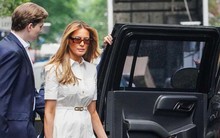 Con trai ông Trump xuất hiện gây chú ý với chiều cao 2,01 m