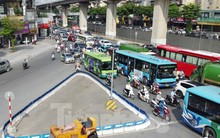 Rào đường thử nghiệm 5 ngày tại 8 'lô cốt' thi công trên đường Nguyễn Trãi