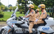 Ngắm dàn siêu xe Honda Gold Wing 2023 của CSGT dẫn đoàn