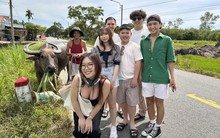 Vợ cũ Bằng Kiều lần đầu đưa 3 con về Việt Nam, hào hứng trải nghiệm cuộc sống thôn quê