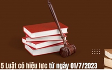 5 Luật có hiệu lực từ 01/7/2023